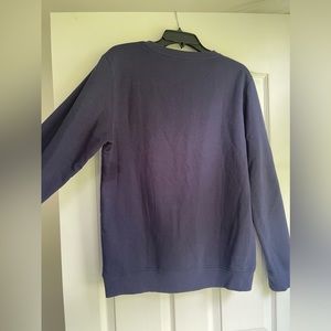 Dark blue reindeer pompom sweater